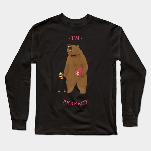 Im perfect Design Long Sleeve T-Shirt by TextureMerch